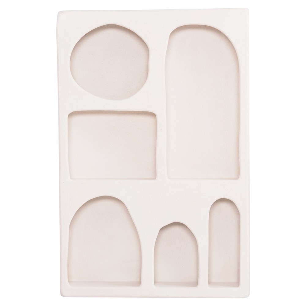 ΡΑΦΙΕΡΑ-ΚΟΜΜΟ ΣΕΙΡΑ SANTORINI HM18059 MDF ΣΕ ΥΠΟΛΕΥΚΟ 80x18x120Υεκ.