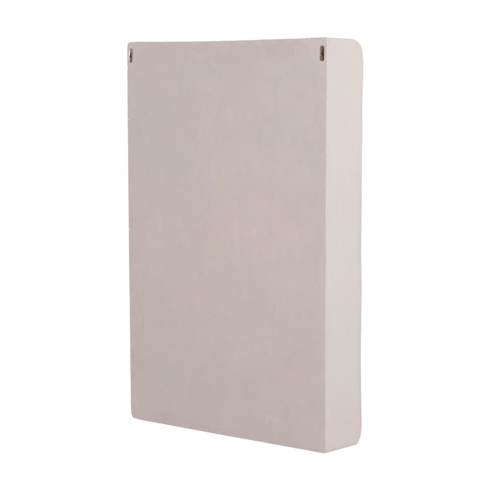 ΡΑΦΙΕΡΑ-ΚΟΜΜΟ ΣΕΙΡΑ SANTORINI HM18059 MDF ΣΕ ΥΠΟΛΕΥΚΟ 80x18x120Υεκ.
