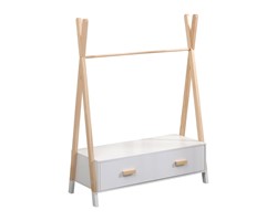 ΚΡΕΜΑΣΤΡΑ ΜΕ ΣΥΡΤΑΡΙΑ ΠΑΙΔΙΚH PASCHAL HM2491.03 ΜΕΛΑΜΙΝΗ-ΞΥΛΟ ΠΕΥΚΟΥ 80x40x130Υεκ