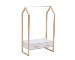 ΚΡΕΜΑΣΤΡΑ ΜΕ ΣΥΡΤΑΡΙ ΠΑΙΔΙΚH PEPE HM2492.03 ΜΕΛΑΜΙΝΗ-ΞΥΛΟ ΠΕΥΚΟΥ 80x40x125Υεκ