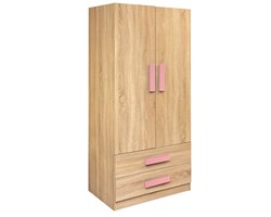 ΝΤΟΥΛΑΠΑ 2ΦΥΛΛΗ PLAYROOM SONAMA-ΡΟΖ HM335+HM336.02 80X50X180εκ.