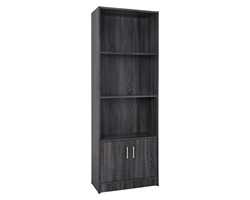 ΒΙΒΛΙΟΘΗΚΗ ΜΕΛΑΜΙΝΗΣ HAYDEN HM2269.01 ΣΕ ΑΝΘΡΑΚΙ ΧΡΩΜΑ 60x30x174 εκ.