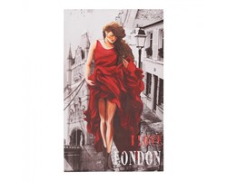 ΠΙΝΑΚΑΣ ΚΑΜΒΑΣ LONDON WOMAN HM7155.05 120X70X2.5 εκ.