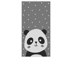 ΠΑΙΔΙΚΟ ΧΑΛΙ ΜΕ ΚΡΟΣΙΑ ΣΕΙΡΑ KIDDER HM7678.14 PANDA ΓΚΡΙ 80Χ150 εκ.