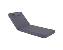 ΜΑΞΙΛΑΡΙ ΞΑΠΛΩΣΤΡΑΣ TEXTILENE 600gr/m2 SIFNOS ΓΚΡΙ HM11237.30T 194x70x11Yεκ.