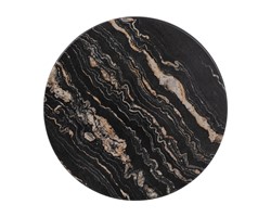 ΕΠΙΦΑΝΕΙΑ ΤΡΑΠΕΖΙΟΥ Φ60Χ2.5εκ. 5787 WERZALIT BLACK GOLD MARBLE HM5227.15