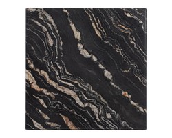 ΕΠΙΦΑΝΕΙΑ ΤΡΑΠΕΖΙΟΥ WERZALIT 80Χ80Χ3.5εκ. BLACK GOLD MARBLE HM5231.15