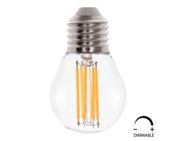 ΛΑΜΠΤΗΡΑΣ HM4046.01 LED FILAMENT 6W E27 2700K ΔΙΑΦΑΝΟ DIMMABLE