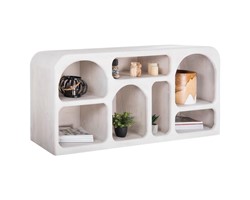 ΜΠΟΥΦΕΣ HANDYR HM9705 ΜΑΣΙΦ ΞΥΛΟ MANGO ΣΕ ΛΕΥΚΟ ΧΡΩΜΑ 165x35x75Yεκ.