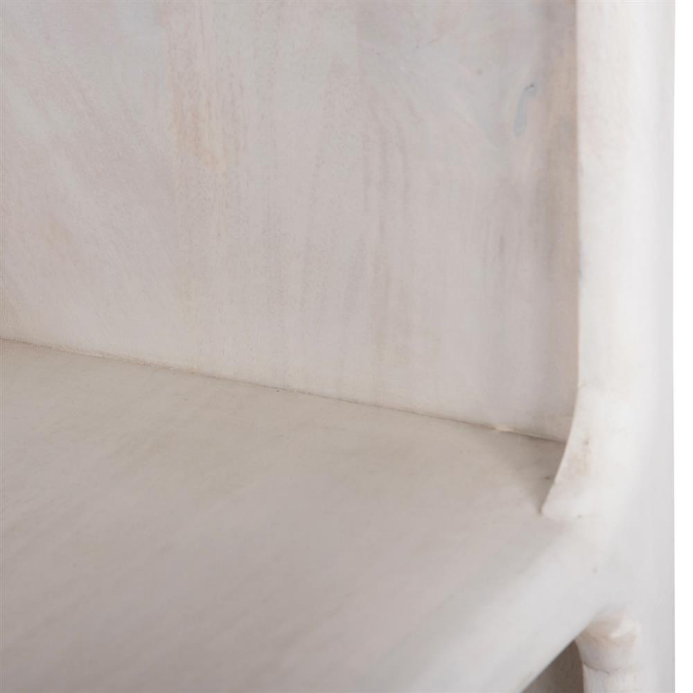 ΒΙΒΛΙΟΘΗΚΗ HANDYR HM9707 ΜΑΣΙΦ ΞΥΛΟ MANGO ΣΕ ΛΕΥΚΟ ΧΡΩΜΑ 100x35x165Yεκ.
