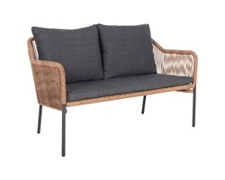 ΚΑΝΑΠΕΣ ΕΞ.ΧΩΡΟΥ BAFFIN HM6054.03 ΑΛΟΥΜ. ΑΝΘΡΑΚΙ-ΣΥΝΘ.RATTAN ΜΠΕΖ-ΑΝΘΡΑΚΙ ΜΑΞΙΛΑΡΙΑ