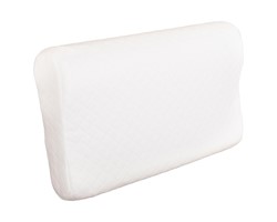 ΜΑΞΙΛΑΡΙ ΥΠΝΟΥ BEZEL HM673 MEMORY FOAM-ΛΕΥΚΟ ΥΦΑΣΜΑ 55x32Υεκ