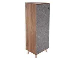 ΠΑΠΟΥΤΣΟΘΗΚΗ-ΝΤΟΥΛΑΠΙ ALVARO HM8954.12 ΜΕΛΑΜΙΝΗ SONAMA-STONE TEXTURE 50Χ38Χ135Yεκ.