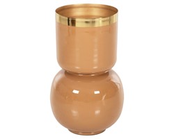 ΕΠΙΤΡΑΠΕΖΙΟ ΔΙΑΚΟΣΜΗΤΙΚΟ BAZO LINGON HM4233.09 ΜΕΤΑΛΛΟ ΣΟΜΟΝ-ΧΡΥΣΟ Φ21x37,5Υ