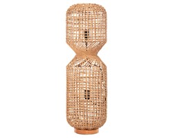 ΦΩΤΙΣΤΙΚΟ ΔΑΠΕΔΟΥ HM4359 ΜΕΤΑΛΛΟ-PAPER ROPE ΣΕ ΚΑΦΕ-2 ΛΑΜΠΕΣ Φ25x78,5Υεκ.