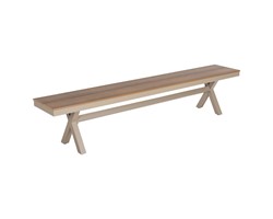 ΠΑΓΚΑΚΙ ΑΛΟΥΜΙΝΙΟΥ TAWNEE HM6040.04 ΣΑΜΠΑΝΙ-POLYWOOD ΚΑΘΙΣΜΑ ΦΥΣΙΚΟ 220x36x44,5Υεκ.