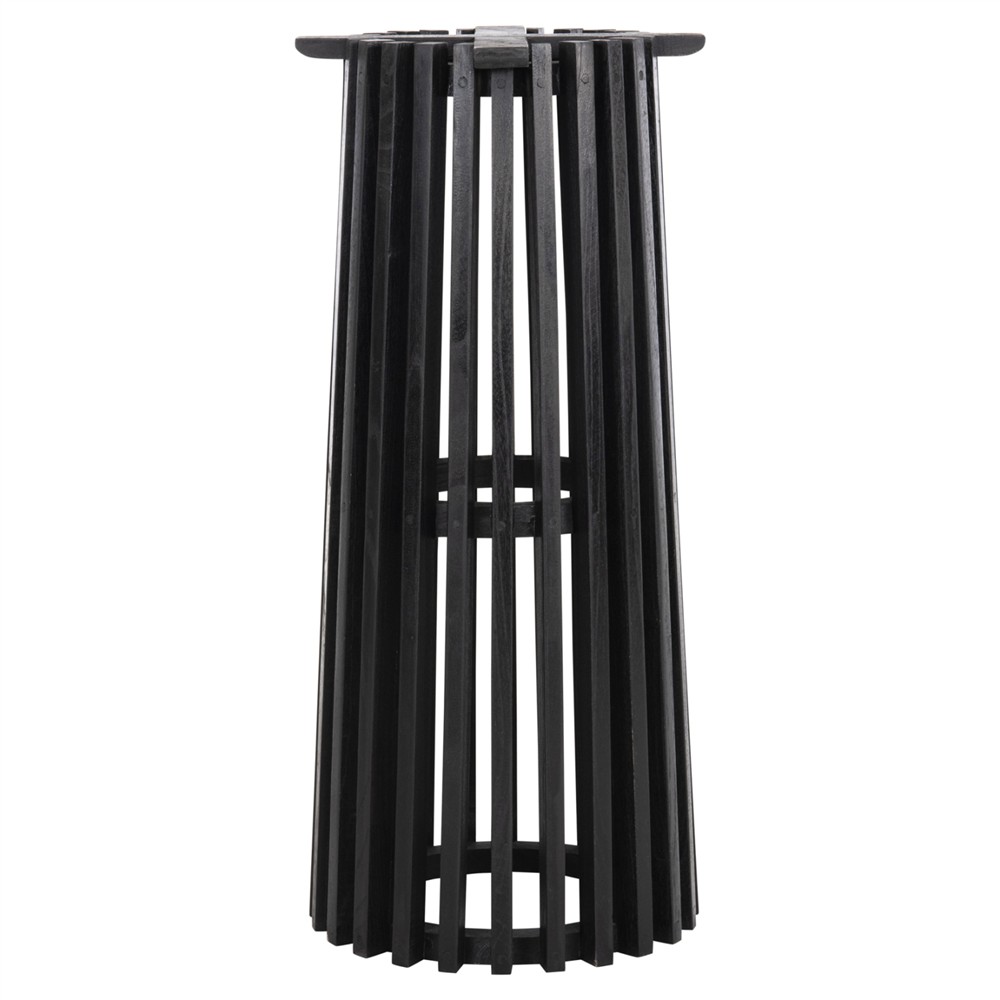 ΒΑΣΗ BAR STAND ΕΣΩΤ.ΧΩΡΟΥ ΜΕΣ.ΥΨΟΥΣ ΣΤΡΟΓΓΥΛΗ FRANTZ HM9857.12 MINDI ΞΥΛΟ ΣΕ ΜΑΥΡΟ Φ40x90Υεκ.