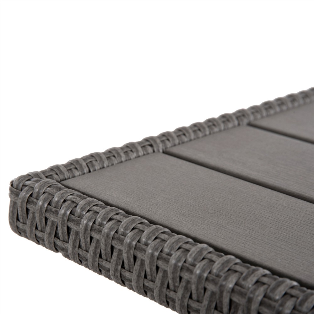 ΣΕΤ ΣΑΛΟΝΙ ΓΩΝΙΑ & ΤΡΑΠΕΖΙ CARSON HM6078.01 ΓΚΡΙ ΣΥΝΘ.RATTAN-ΜΑΞΙΛΑΡΙΑ
