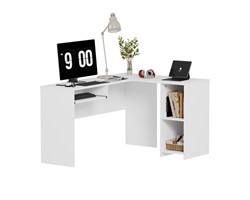 ΓΩΝΙΑΚΟ ΓΡΑΦΕΙΟ SHIG HM2135.03 MDF ΣΕ ΛΕΥΚΟ 140x120x75Υεκ