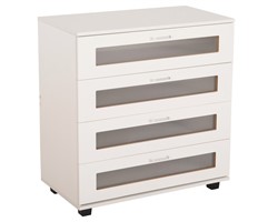ΣΥΡΤΑΡΙΕΡΑ ΜΕΛΑΜΙΝΗΣ THORGAN HM9880.03 4 ΣΥΡΤΑΡΙΑ-ΛΕΥΚΟ ΧΡΩΜΑ 80Χ40Χ83Υεκ