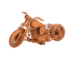 ΕΠΙΔΑΠΕΔΙΑ ΔΙΑΚΟΣΜΗΤΙΚΗ ΜΟΤΟΣΙΚΛΕΤΑ CYCLE HM4389 ΞΥΛΟ TEAK 220x88x102Υεκ.