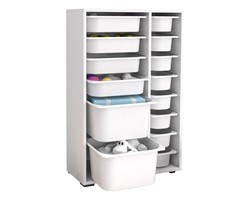 ΣΥΡΤΑΡΙΕΡΑ SANI HM18211.01 ΜΕΛΑΜΙΝΗ ΣΕ ΛΕΥΚΟ-14 ΛΕΥΚΑ ΣΥΡΤΑΡΙΑ P.E. 69,5x30x109Υεκ