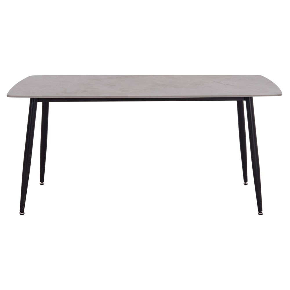 ΤΡΑΠΕΖΙ RAVEN HM18150.13 ΚΕΡΑΜΙΚΟ TOP ΜΕ ΟΨΗ ΓΚΡΙ ΜΑΡΜΑΡΟ 160x80x74Υεκ.