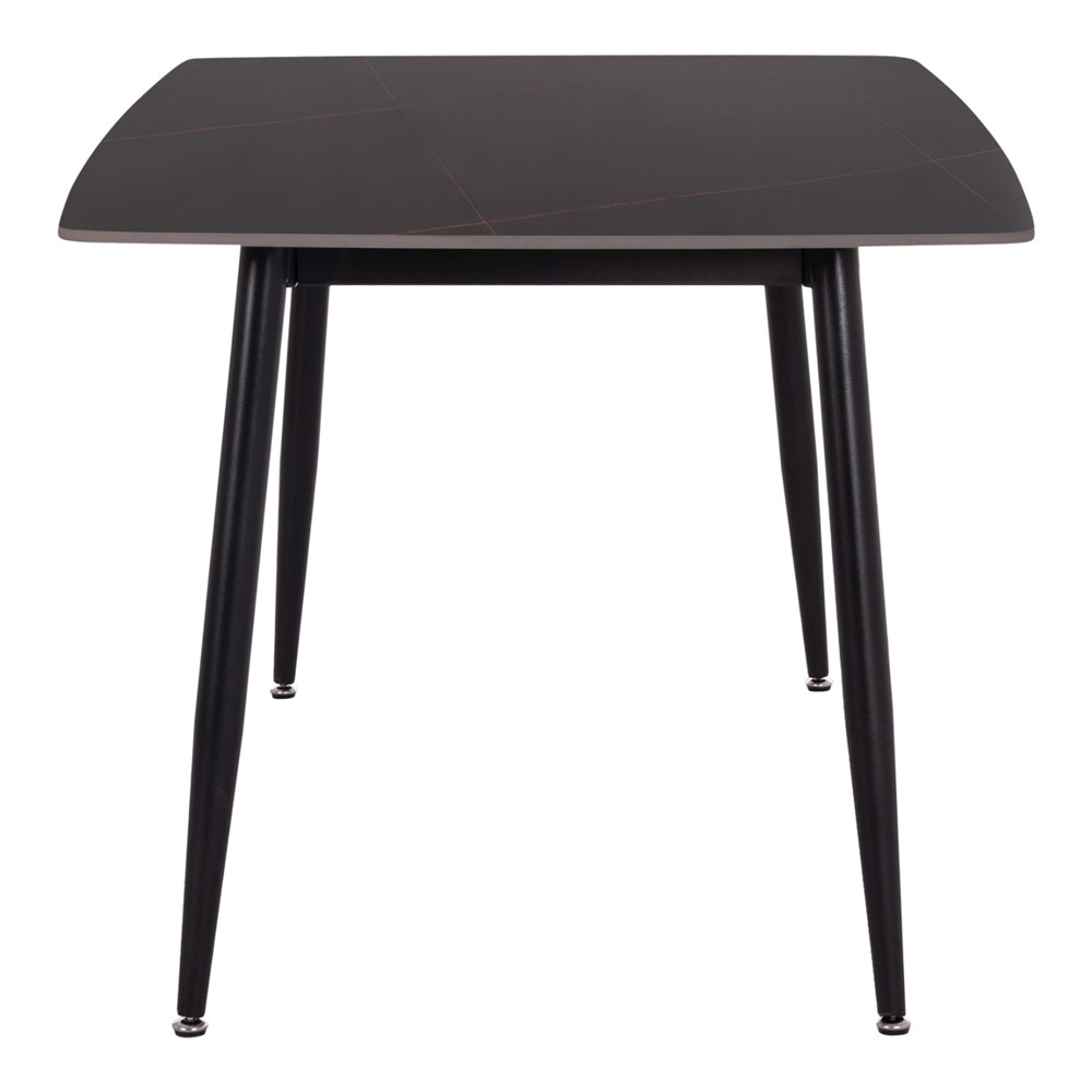 ΤΡΑΠΕΖΙ RAVEN HM18150.02 ΚΕΡΑΜΙΚΟ TOP ΜΕ ΟΨΗ ΜΑΥΡΟ ΜΑΡΜΑΡΟ 160x80x74Υεκ.