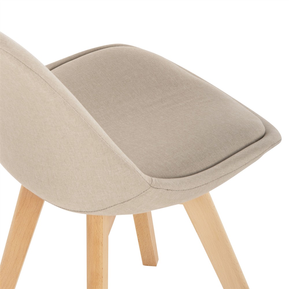 ΣΕΤ ΤΡΑΠΕΖΑΡΙΑΣ 5ΤΜΧ VEGAS HM21180 MDF TOP ΣΕ ΦΥΣΙΚΟ--ΥΦΑΣΜΑ ΜΠΕΖ