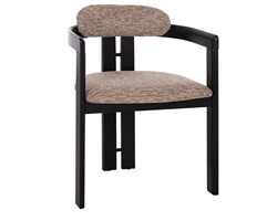 ΠΟΛΥΘΡΟΝΑ ΤΡΑΠΕΖΑΡΙΑΣ KALL HM18247.02 ΚΑΦΕ ΥΦΑΣΜΑ--PLYWOOD ΣΕ ΜΑΥΡΟ 56x45x73Υεκ