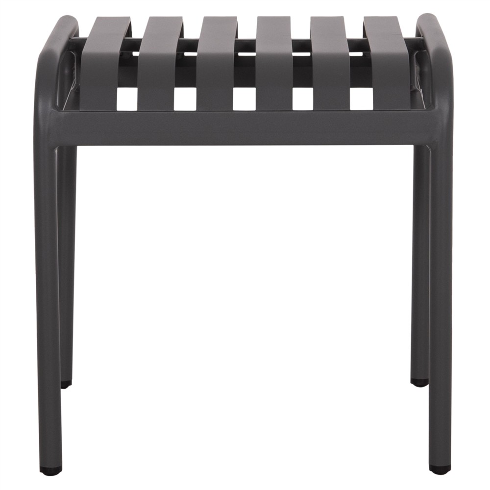 ΣΚΑΜΠΟ ΑΛΟΥΜΙΝΙΟΥ RACHEL HM6340.01 ΓΚΡΙ 45x45x46Υεκ.