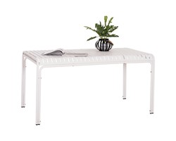 ΤΡΑΠΕΖΙ ΑΛΟΥΜΙΝΙΟΥ RACHEL HM6339.02 ΛΕΥΚΟ 150x80x75Υεκ.