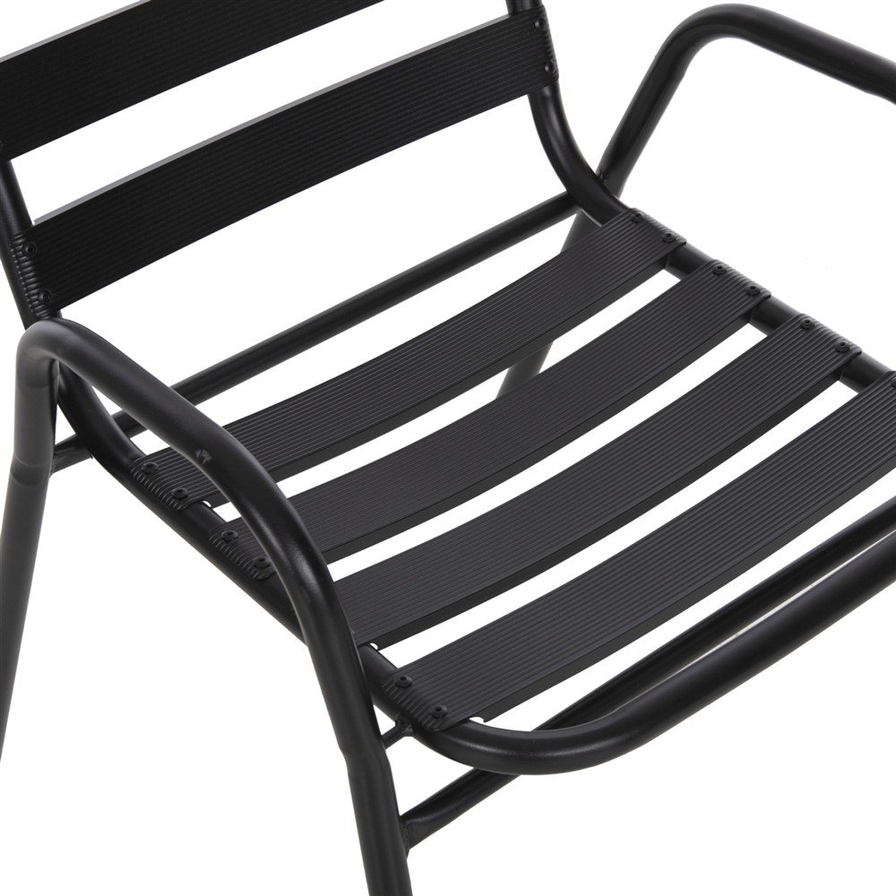 ΣΕΤ ΤΡΑΠΕΖΑΡΙΑΣ 5ΤΜΧ ADAM HM21219.01 ΚΑΡΕΚΛΕΣ ΜΕΤΑΛΛΙΚΕΣ & ΤΡΑΠΕΖΙ 110x60 ΜΑΥΡΟ