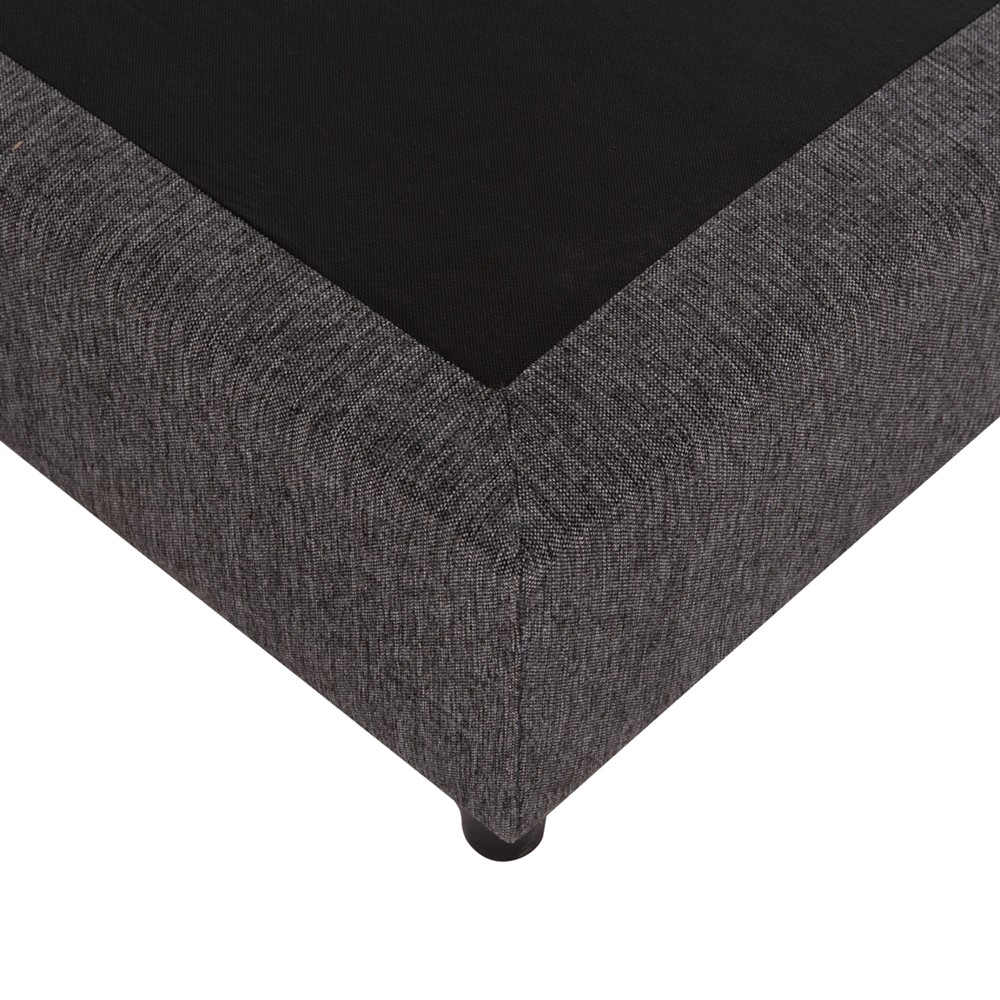 ΥΠΟΣΤΡΩΜΑ/ΚΡΕΒΑΤΙ KING-SIZE SIGGY HM21218 ΓΚΡΙ ΥΦΑΣΜΑ--ΓΙΑ 180x200εκ.