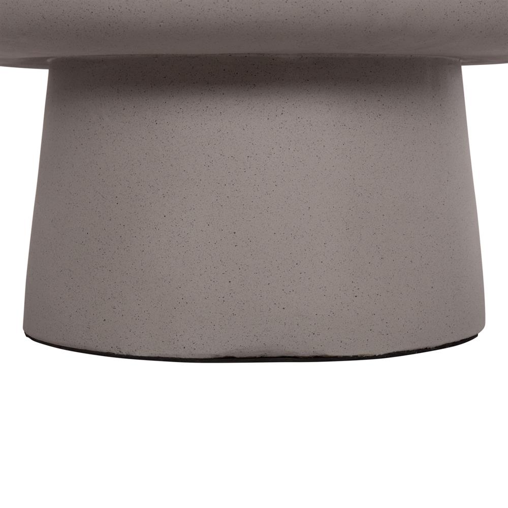 ΤΡΑΠΕΖΙ ΣΑΛΟΝΙΟΥ PIRSON HM18155.03 FIBER CEMENT ΣΕ ΓΚΡΙ--Φ60x36Υεκ.