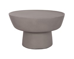 ΤΡΑΠΕΖΙ ΣΑΛΟΝΙΟΥ PIRSON HM18155.03 FIBER CEMENT ΣΕ ΓΚΡΙ--Φ60x36Υεκ.