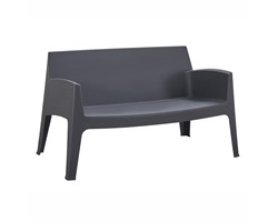 ΚΑΝΑΠΕΣ 2-ΘΕΣΙΟΣ ΠΟΛΥΠΡΟΠΥΛΕΝΙΟΥ SLEEK HM6366.10 ΧΡΩΜΑ ΓΚΡΙ 133x68x73Υεκ.