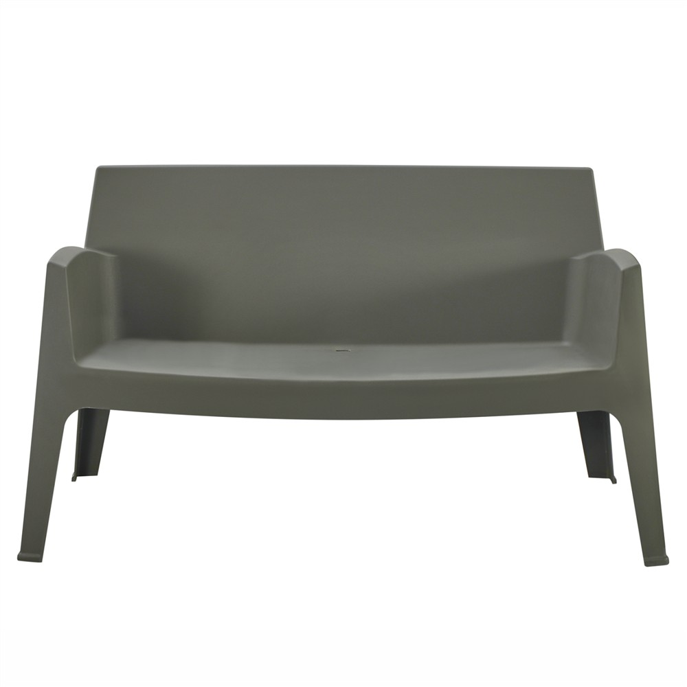 ΚΑΝΑΠΕΣ 2-ΘΕΣΙΟΣ ΠΟΛΥΠΡΟΠΥΛΕΝΙΟΥ SLEEK HM6366.05 ΧΡΩΜΑ DARK OLIVE 133x68x73Υεκ.