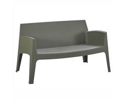 ΚΑΝΑΠΕΣ 2-ΘΕΣΙΟΣ ΠΟΛΥΠΡΟΠΥΛΕΝΙΟΥ SLEEK HM6366.05 ΧΡΩΜΑ DARK OLIVE 133x68x73Υεκ.