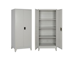 ΝΤΟΥΛΑΠΑ 2ΦΥΛΛΗ ΜΕΤΑΛΛΙΚΗ HRONDA HM21287.01 3 ΡΑΦΙΑ-ΚΛΕΙΔΑΡΙΑ & ΠΟΔΙΑ 70x40x180Υεκ.
