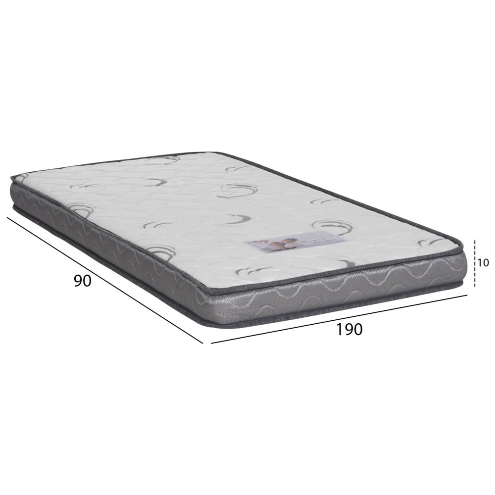ΣΤΡΩΜΑ ΑΦΡΟΥ TRICO HM743 ΛΕΥΚΟ 90x190x10(πάχος)εκ.--ROLL-PACKING