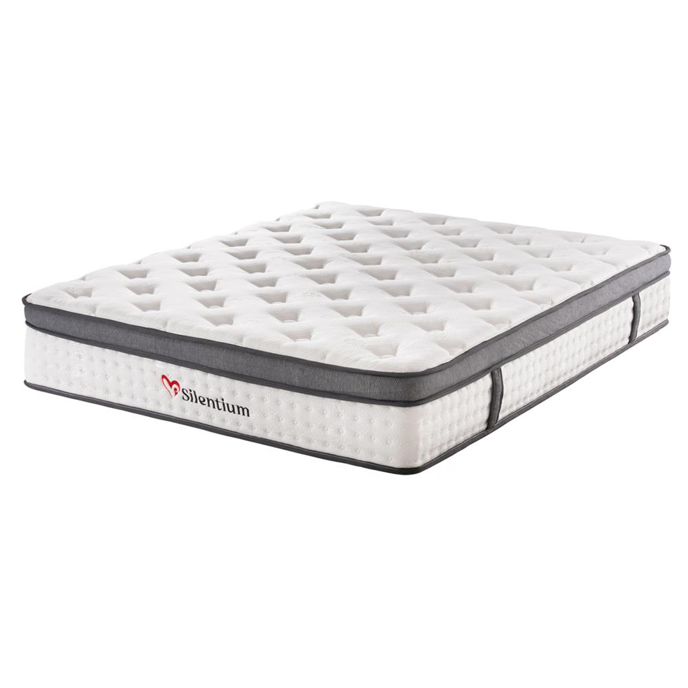 ΣΤΡΩΜΑ ΔΙΠΛΟ SILENTIUM HM749.05 POCKET SPRINGS--ΛΕΥΚΟ 150x200x30Υεκ.