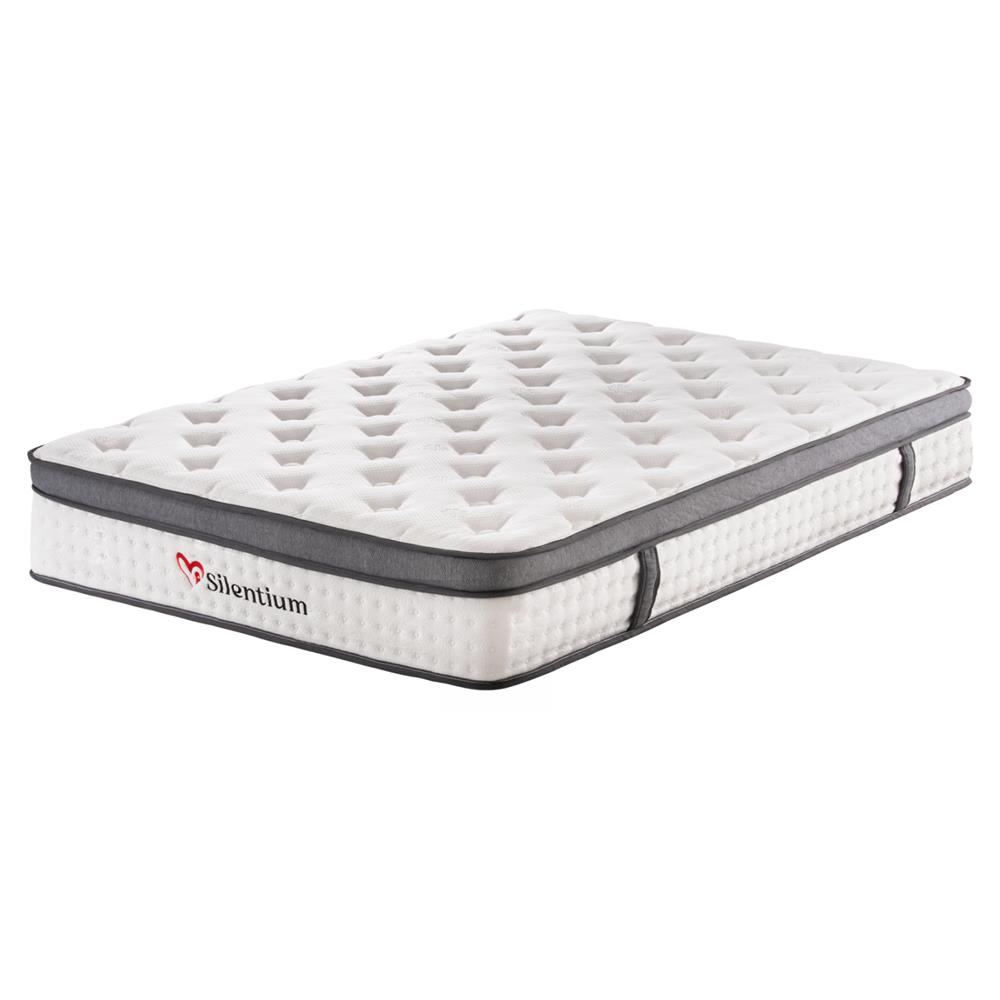 ΣΤΡΩΜΑ ΔΙΠΛΟ SILENTIUM HM749.04 POCKET SPRINGS--ΛΕΥΚΟ 140x200x30Υεκ.