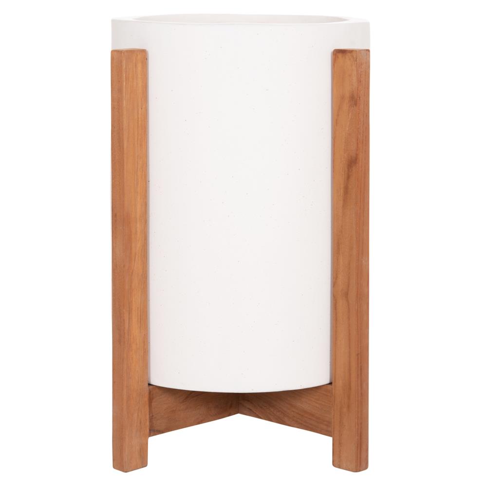 ΓΛΑΣΤΡΑ ΕΣΩΤ.ΧΩΡΟΥ HOFF HM4682.02S FIBER CEMENT ΛΕΥΚΟ-TEAK ΒΑΣΗ Φ33x42Υεκ