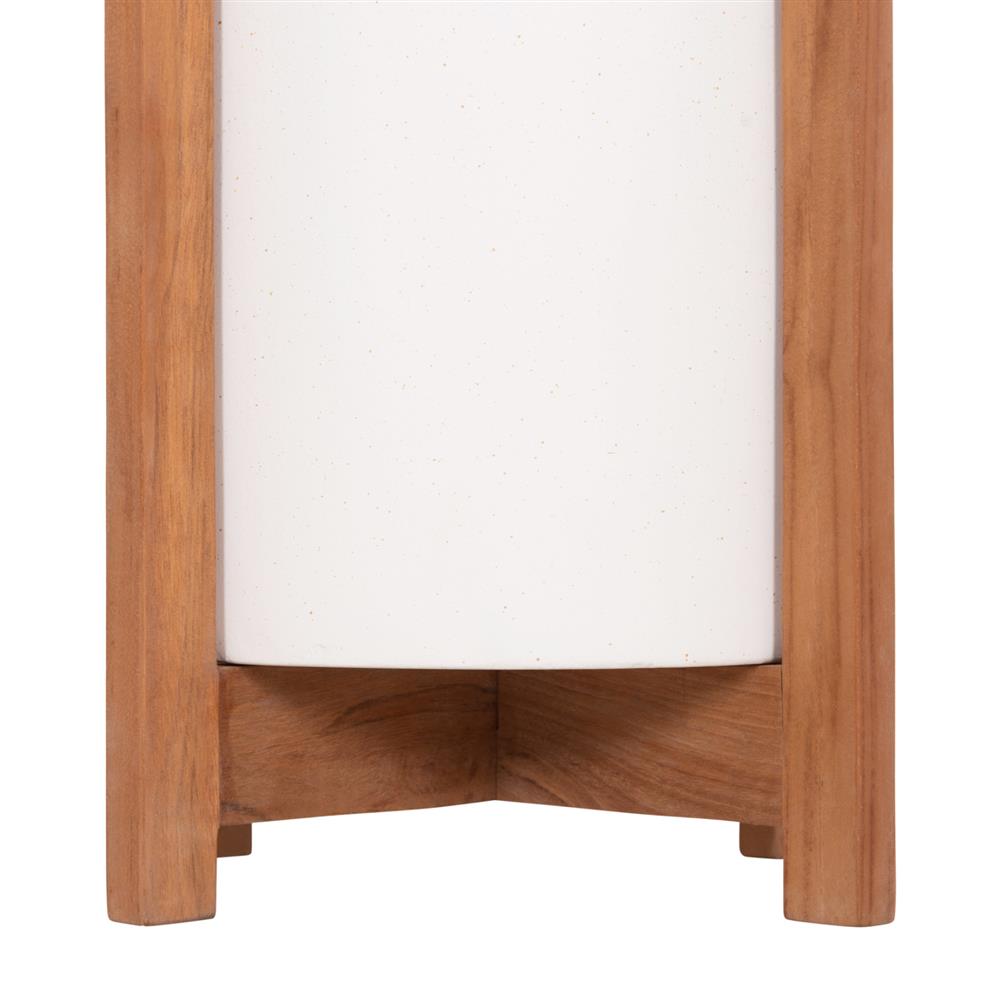ΓΛΑΣΤΡΑ ΕΣΩΤ.ΧΩΡΟΥ HOFF HM4682.02S FIBER CEMENT ΛΕΥΚΟ-TEAK ΒΑΣΗ Φ33x42Υεκ