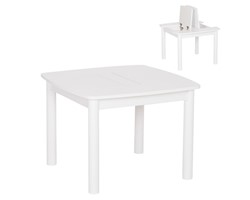 ΤΡΑΠΕΖΑΚΙ ΠΑΙΔΙΚΟ ΜΕ ΑΠΟΘ.ΧΩΡΟΥΣ RICKI HM18339.03 MDF & ΣΥΜΗΔΑ ΣΕ ΛΕΥΚΟ 65x65x47Υεκ